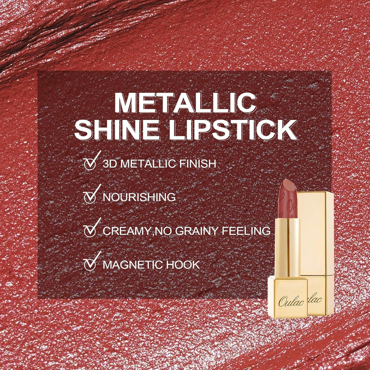 Oulac Matte Terracotta Lipstick GM05 Spice Up with other lipsticks