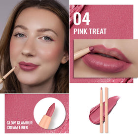 Oulac Pink Retractable Lipliner Pencil retractable tip