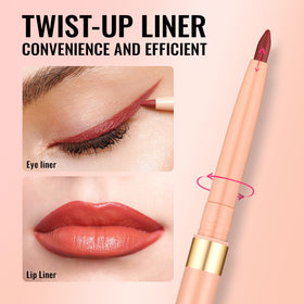 Oulac Waterproof Lipliner Pencil LL06 Mulled Wine side view