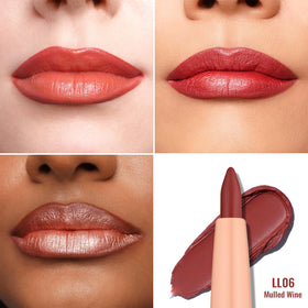 Oulac Waterproof Lipliner Pencil LL06 Mulled Wine swatch on skin