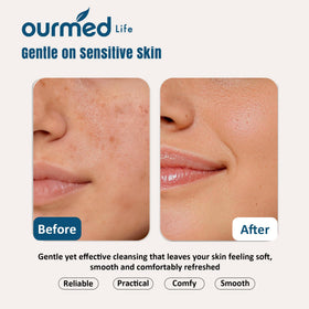 ourmed life Disposable Face Towels packaging details