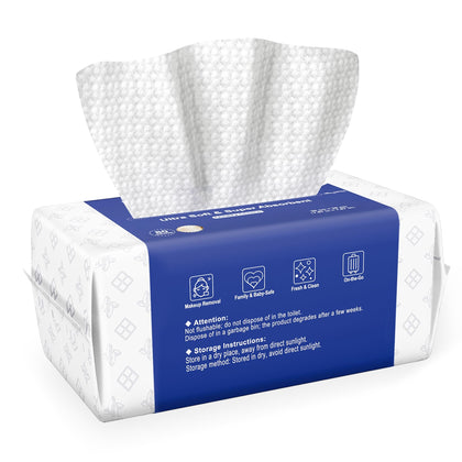 Ourmed Life Disposable Face Towels packaging front view