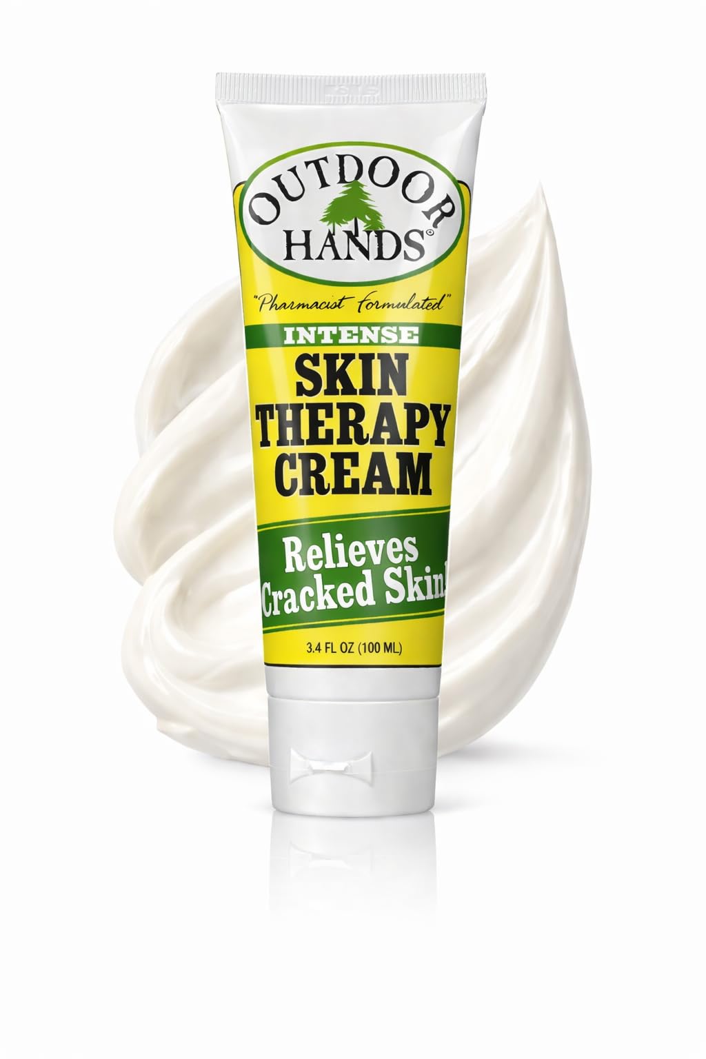 Outdoor Hands Intense Skin Therapy Cream 3.4oz front view