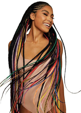 Outre X-Pression Braid displayed in a braid