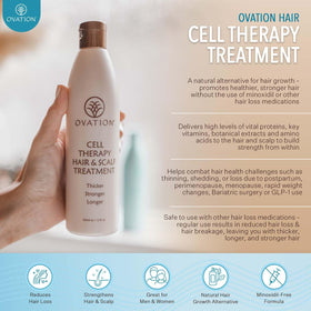 Ovation Hair Cell Therapy application on hair
