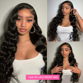 oveflect 26-Inch HD Lace Front Wig packaging