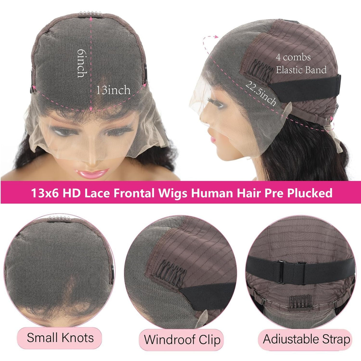 oveflect 26-Inch HD Lace Front Wig styled in a high ponytail
