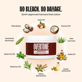 oVertone Auburn Brown Hair Mask with natural oils