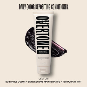 oVertone Black Velvet Conditioner with coconut oil and shea butter ingredients
