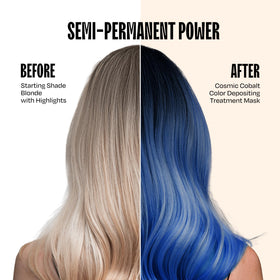 oVertone Cosmic Cobalt Hair Mask packaging details