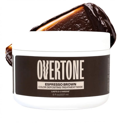 oVertone Espresso Brown Hair Mask front view