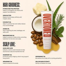 oVertone Ginger Glow Daily Conditioner 168g texture close-up