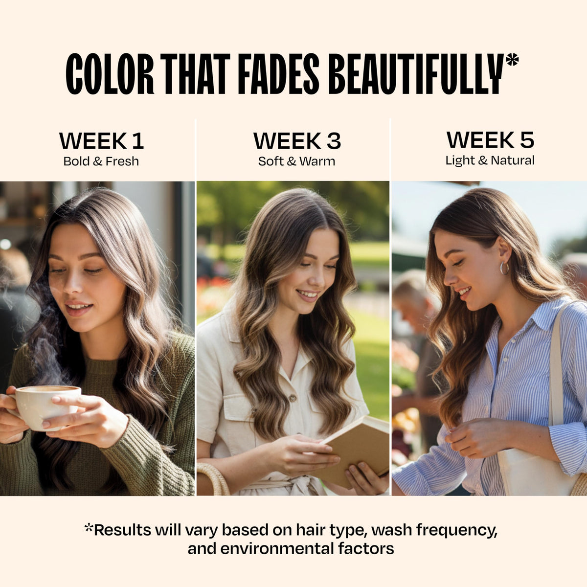 oVertone Golden Brown Hair Mask side view