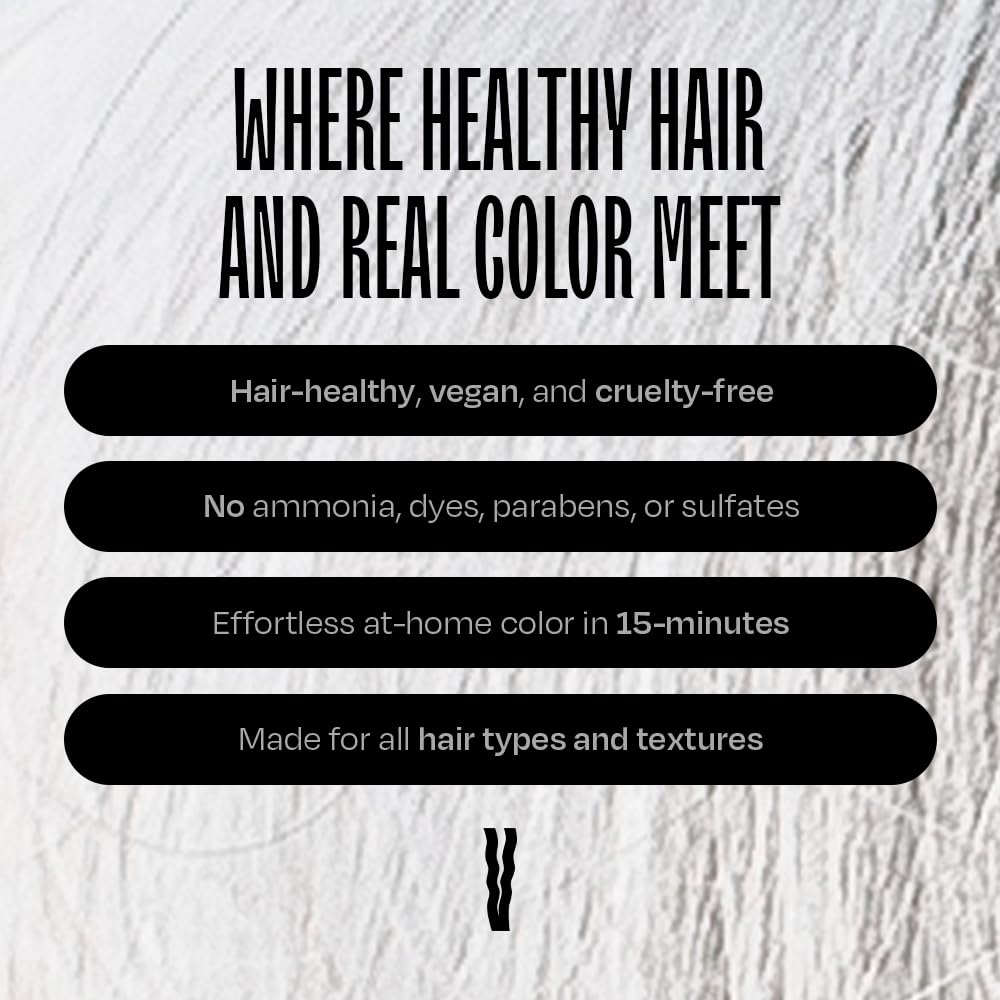 oVertone Serene Silver Hair Mask after application results
