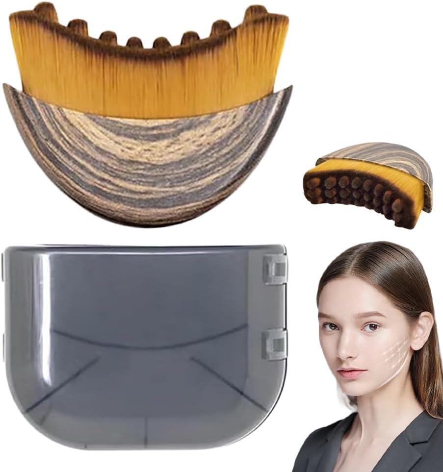 OVQ Lymphatic Contour Face Brush front view