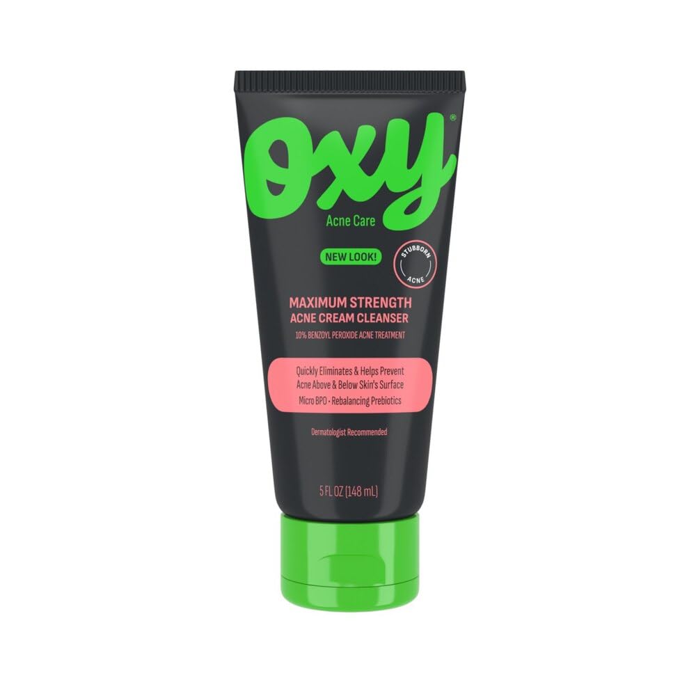 Oxy Acne Cleanser Maximum Strength 5oz back view