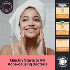 Oxy Maximum Strength Face Wash in a bathroom setting