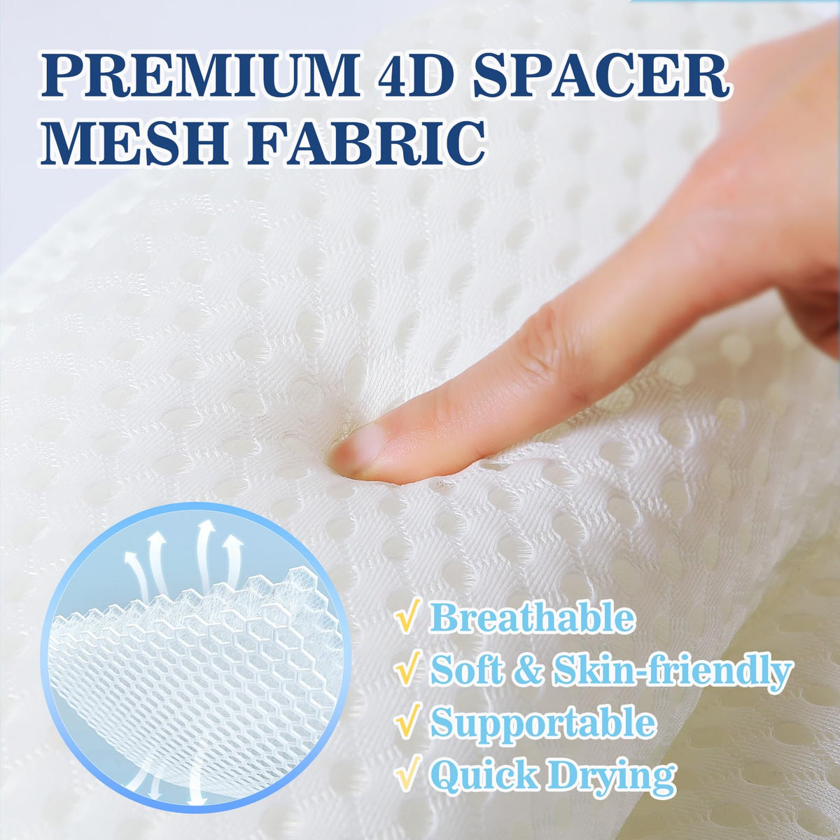 Ozyalo Bath Pillow in a bathtub setting