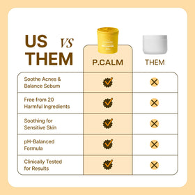 P.CALM Turmeric Bubble Deep Mask ingredients list