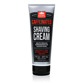 Pacific Shaving Company Caffeinated Shaving Cream 7 Oz front view