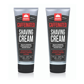 Pacific Shaving Company Men's Caffeinated Shaving Cream 7 Oz front view