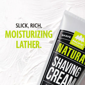 Pacific Shaving Company Natural Men's Shaving Cream 3.4 Oz packaging