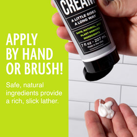 Pacific Shaving Company Natural Men's Shaving Cream packaging details