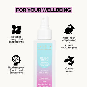 Pacifica Dream Moon Hair Perfume & Body Spray ingredients list
