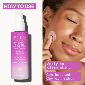 Pacifica Dreamy Youth Face Cream ingredients list