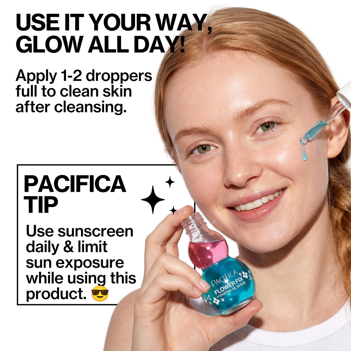 Pacifica Flower Fix Bi-Phase Hydrating Oil Serum ingredients list