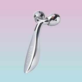 Pacifica Future Youth Face Roller with skincare products