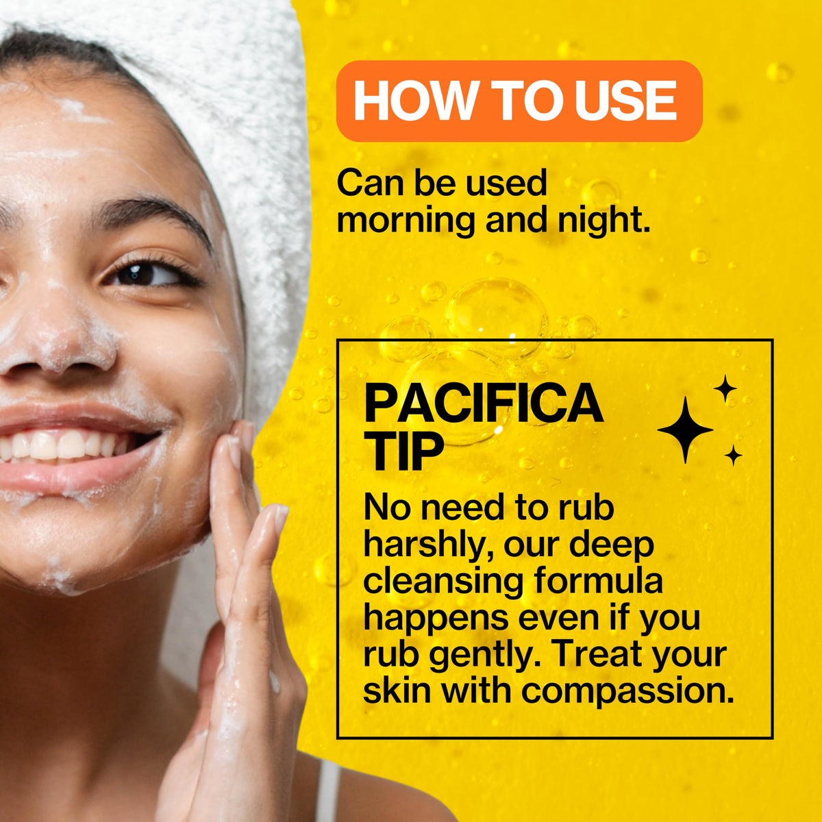 Pacifica Glow Baby Brightening Facial Cleanser 5oz with packaging