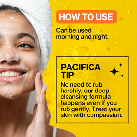 Pacifica Glow Baby Brightening Facial Cleanser 5oz with packaging