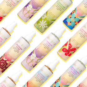 Pacifica Hair & Body Mist back view showing ingredients
