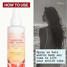 Pacifica Hawaiian Ruby Guava Body Mist close-up of spray nozzle