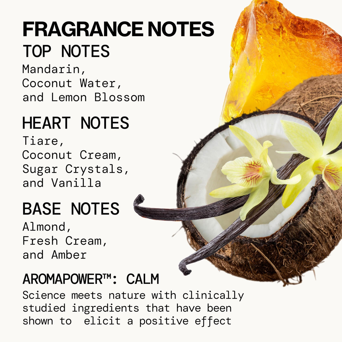 Pacifica Indian Coconut Nectar Spray Perfume with tropical background