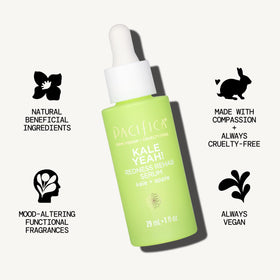 Pacifica Kale Yeah! Redness Rehab Serum in lifestyle setting