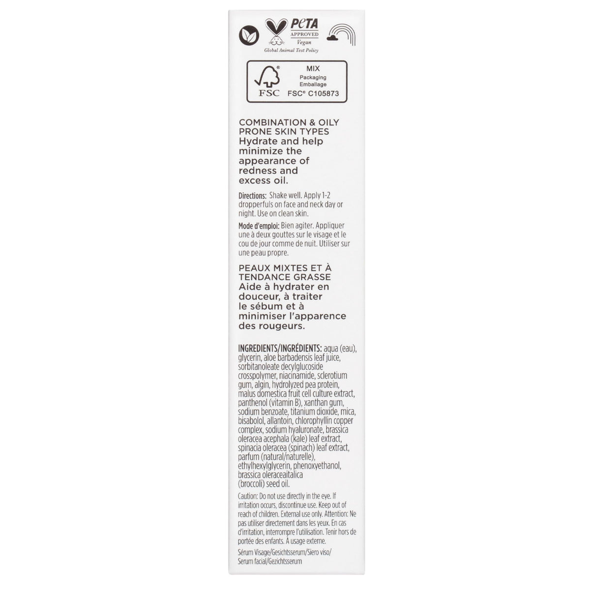 Pacifica Kale Yeah! Redness Rehab Serum with green ingredients