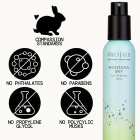 Pacifica Montana Sky Body Mist 5 oz bottle with spray pump