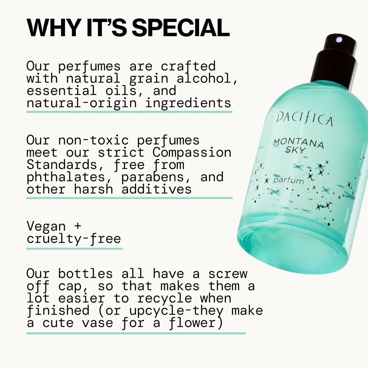 Pacifica Montana Sky Spray Perfume bottle close-up