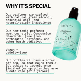 Pacifica Montana Sky Spray Perfume bottle close-up