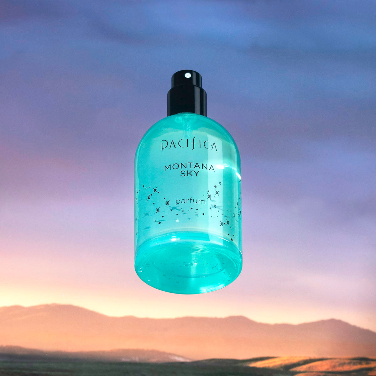 Pacifica Montana Sky Spray Perfume label detail