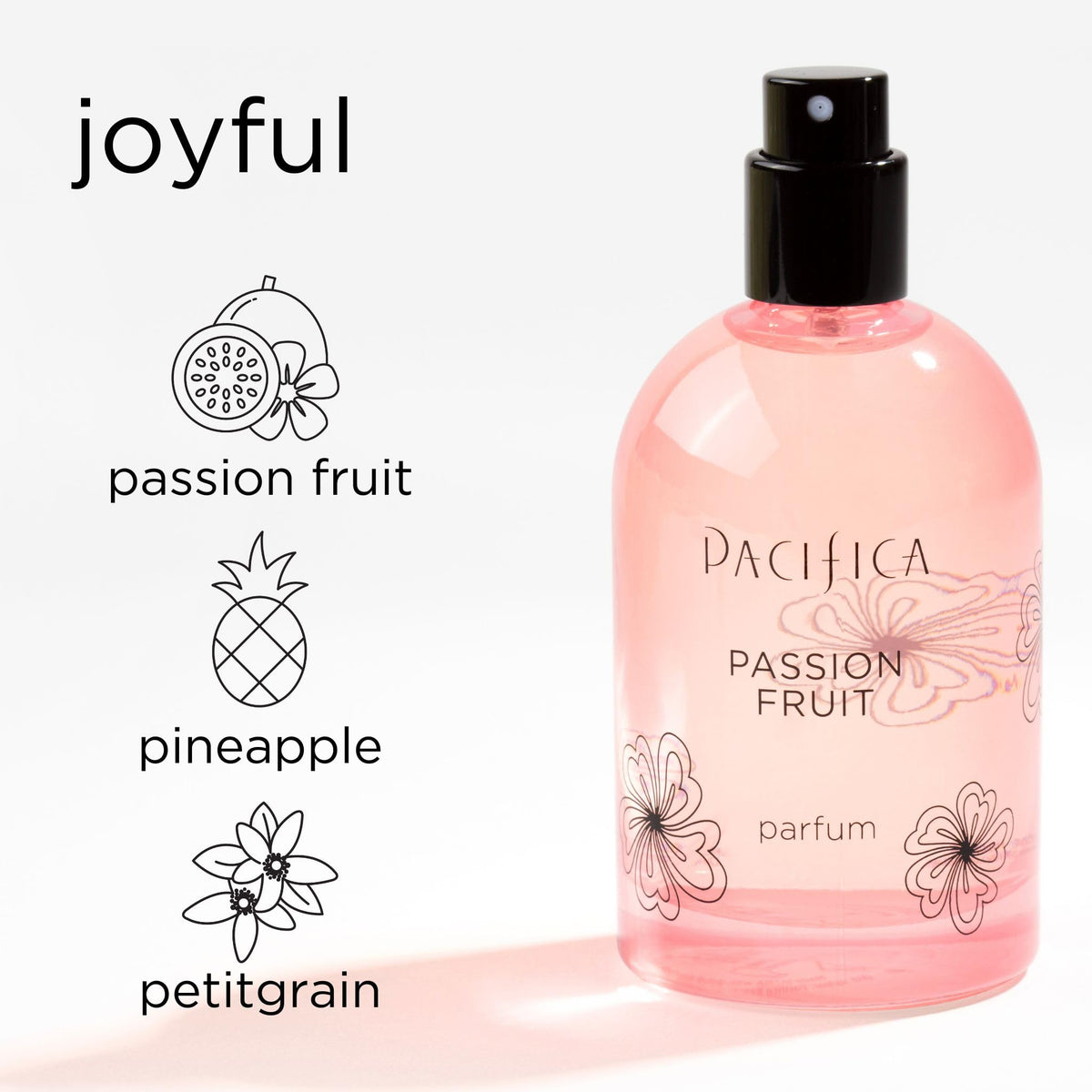 Pacifica Passion Fruit Perfume packaging details
