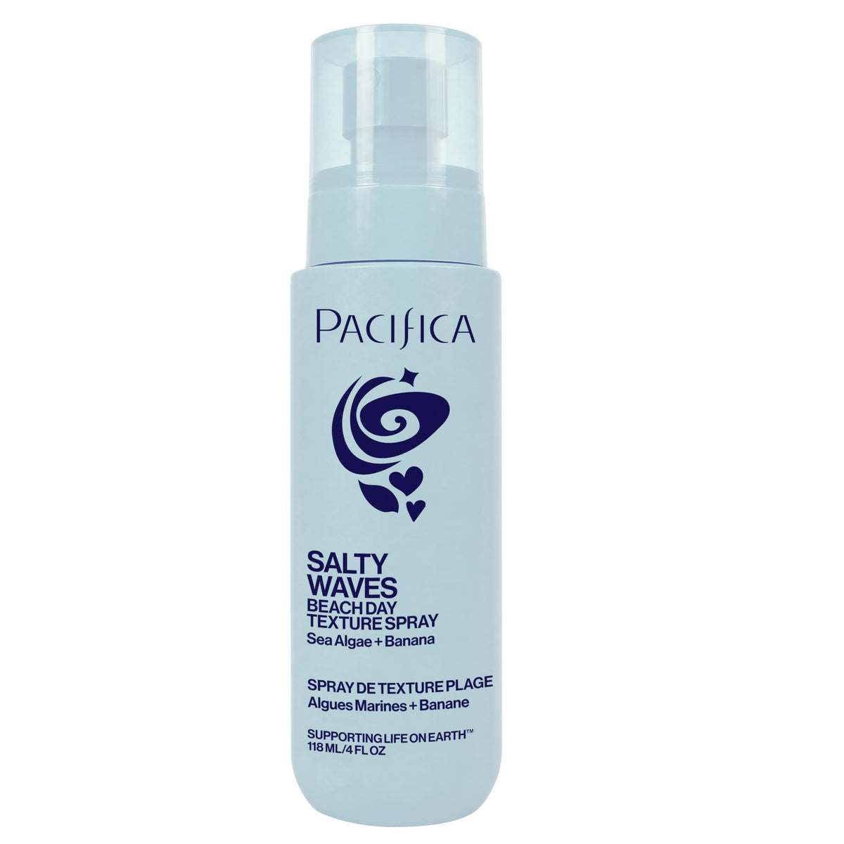 Pacifica Salty Waves Sea Salt Texturizing Spray 4oz front view
