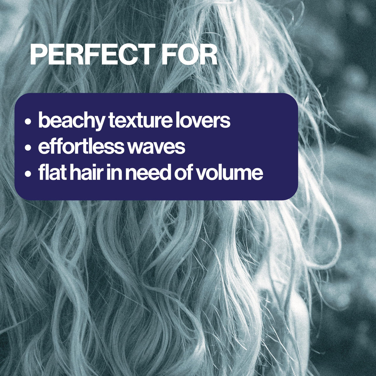 Pacifica Salty Waves Spray application on hair