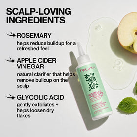 Pacifica Scalp Detox Tonic application on scalp
