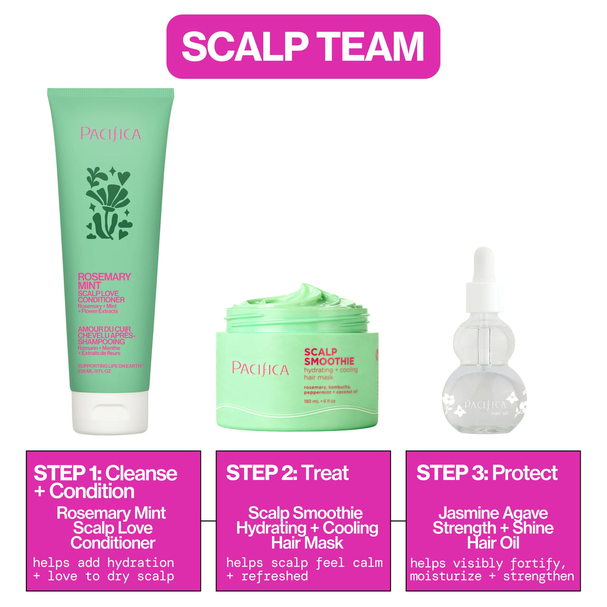 Pacifica Scalp Smoothie Hydrating Scalp 6 fl oz with coconut and argan oils