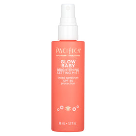 Pacifica Setting Spray Glow Baby Brightening Mist close-up of nozzle