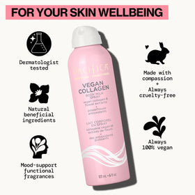 Pacifica Spray Lotion 235g back view showing ingredients
