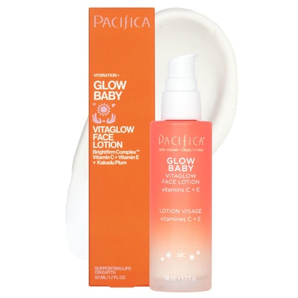 Pacifica Vitamin C Face Lotion Glow Baby VitaGlow 1.7 oz front view